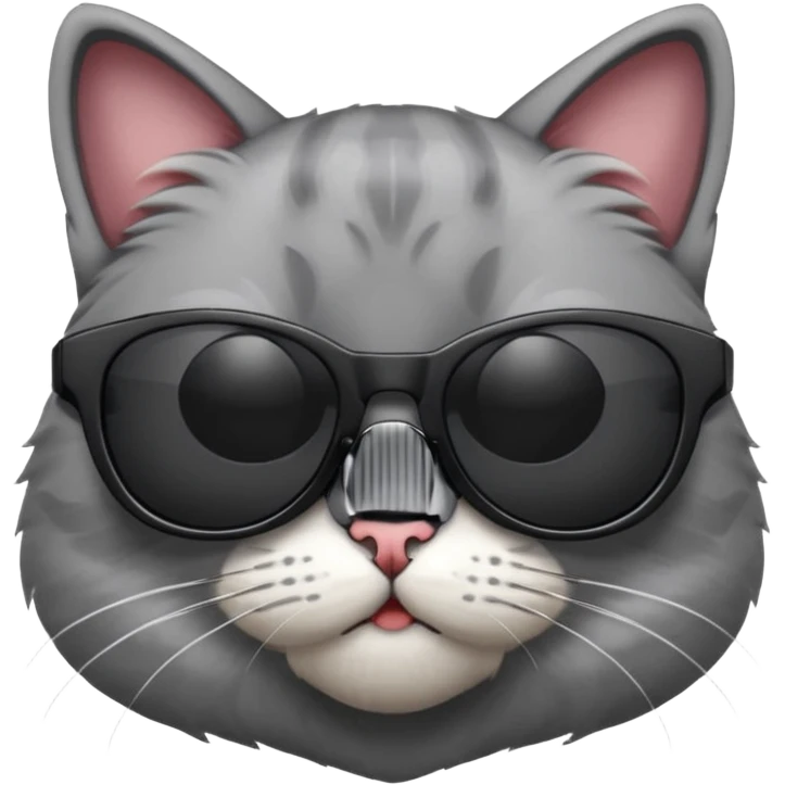 Cat wearing sunglasses emoji