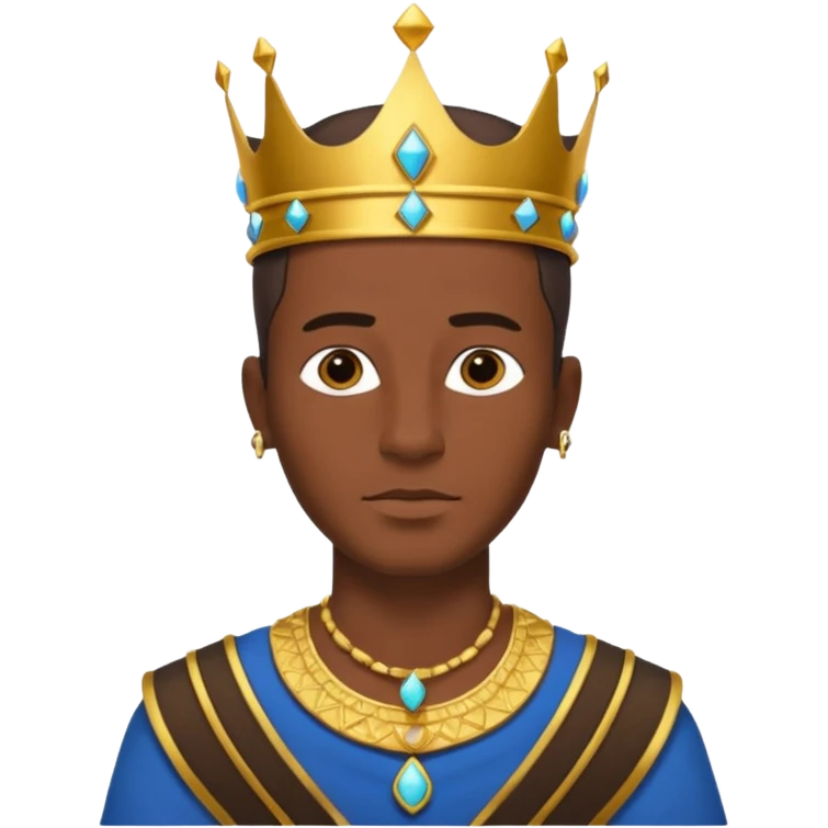 farao in egypt man without earring emoji