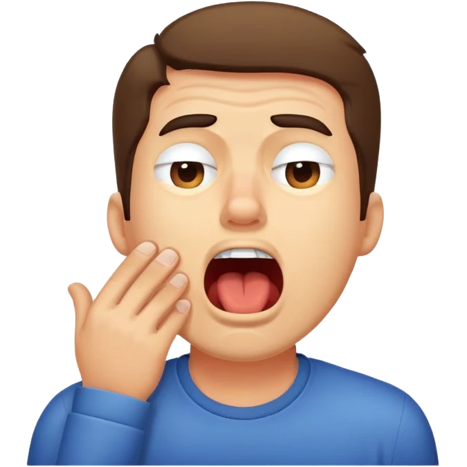 yawning man emoji