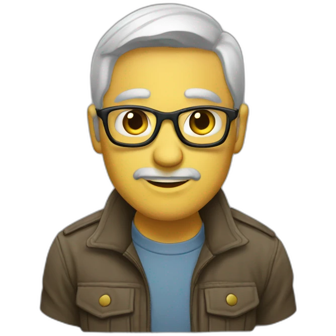 Мальчик с напитком  emoji