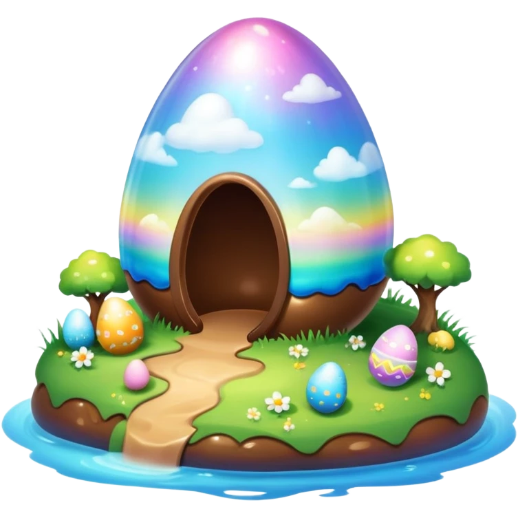 magical poop easter shire landscape  emoji