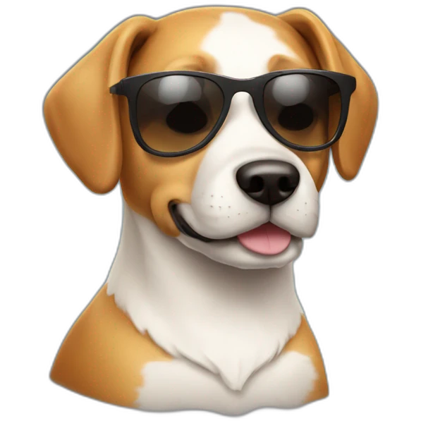 dog with sunglases emoji