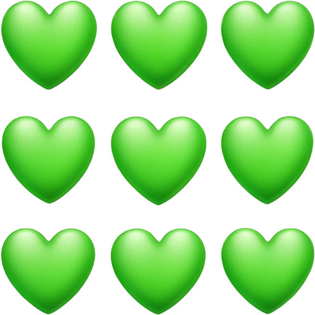 Green heart emoji