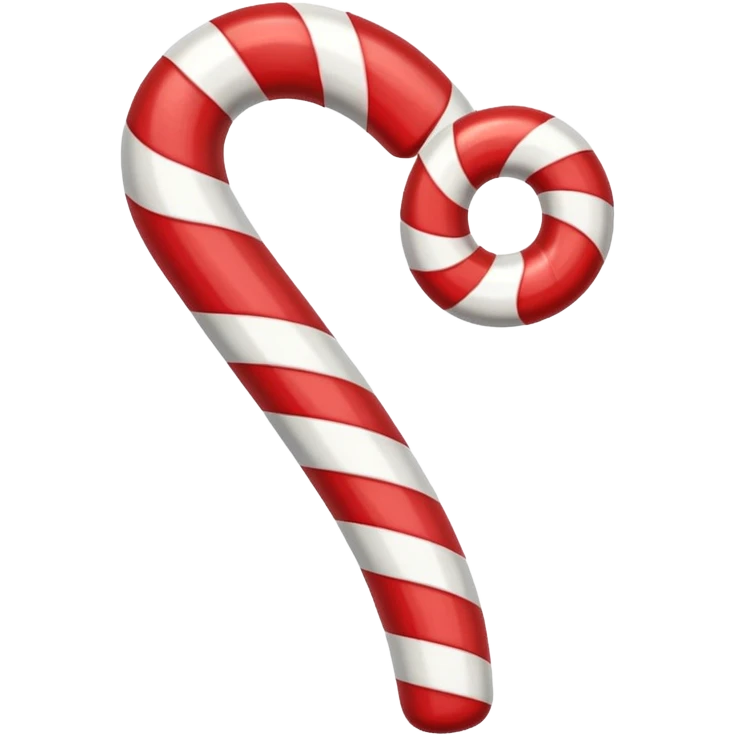 Christmas candy cane emoji