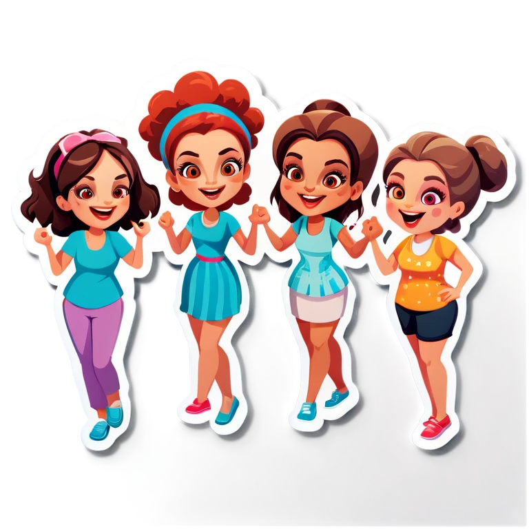 Crazy group of women emoji