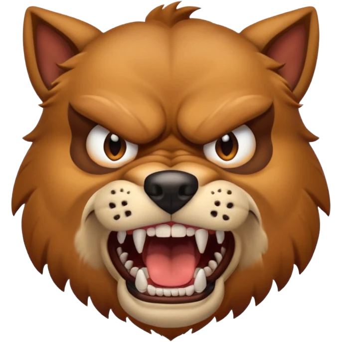 angry dog emoji