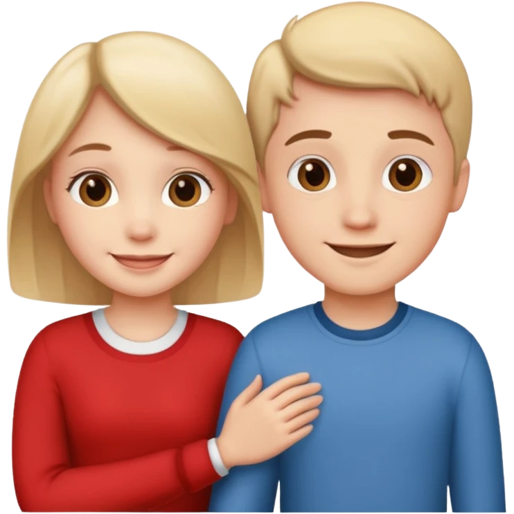 romantic girl boy emoji