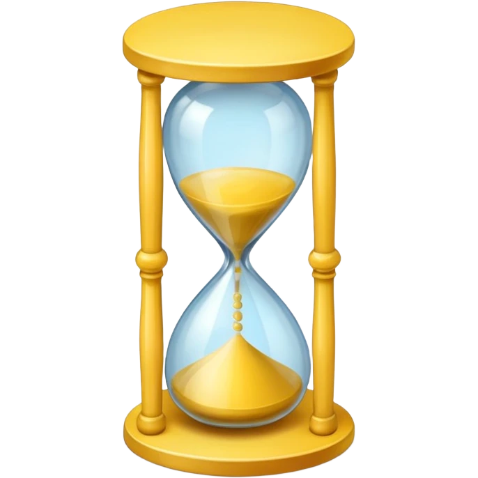 yellow Hourglasse emoji