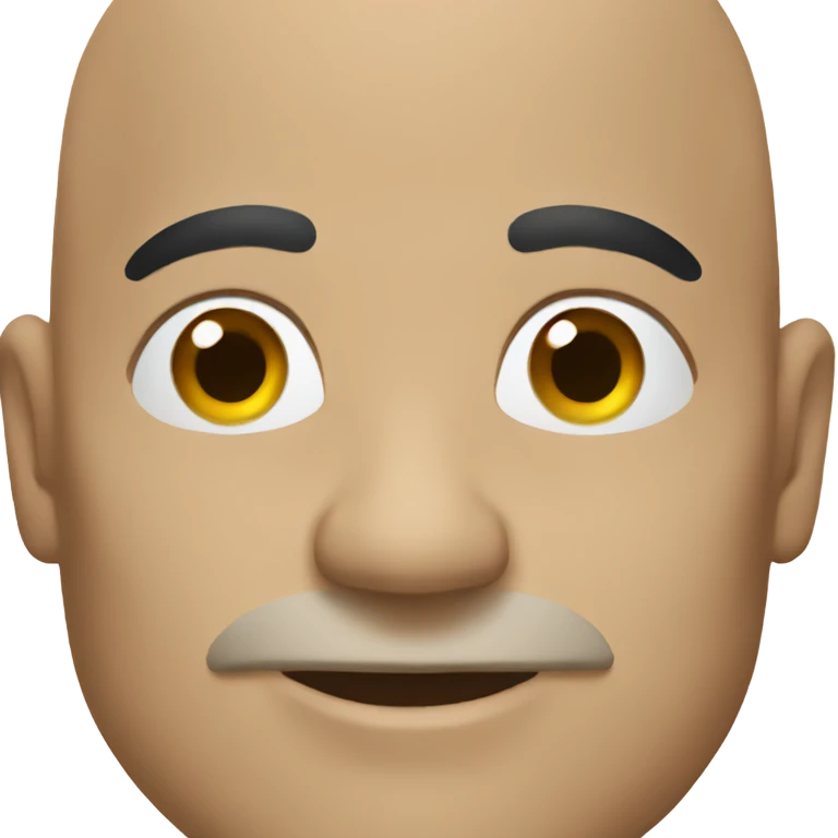 A bald dude  emoji