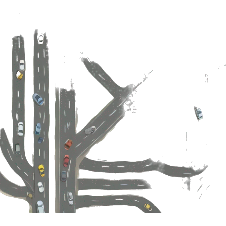 aerial view of roadway emoji