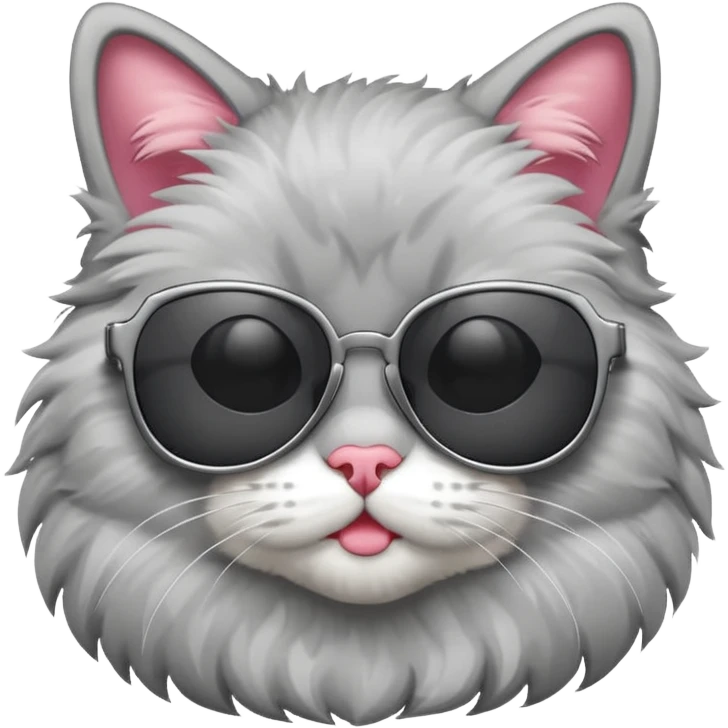 Cat wearing sunglasses emoji