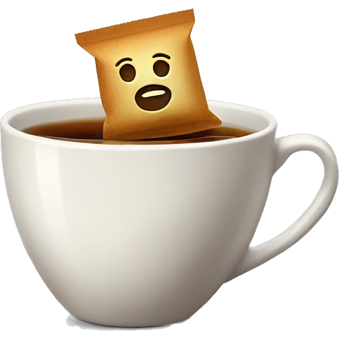 tea bag in cup emoji