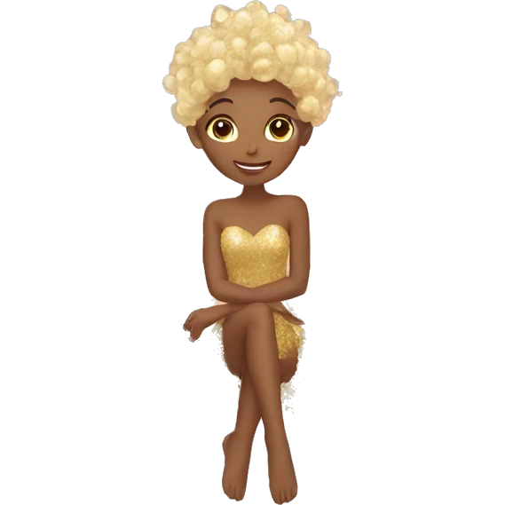 Fairy with glitter  emoji