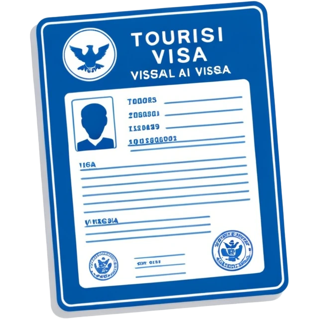 visa de turista emoji