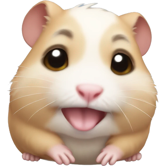 Crying hamster  emoji