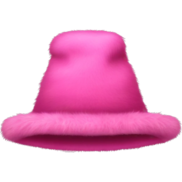  pink fur hat emoji