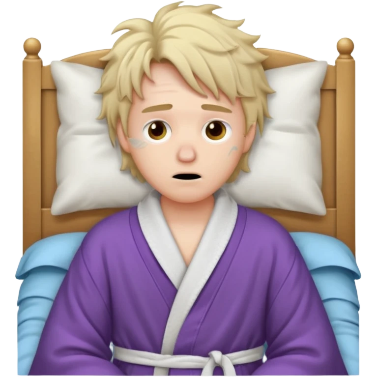persona que se encuenta mal con gripe  emoji