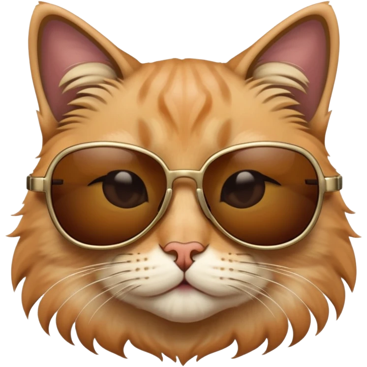 Cat wearing sunglasses emoji