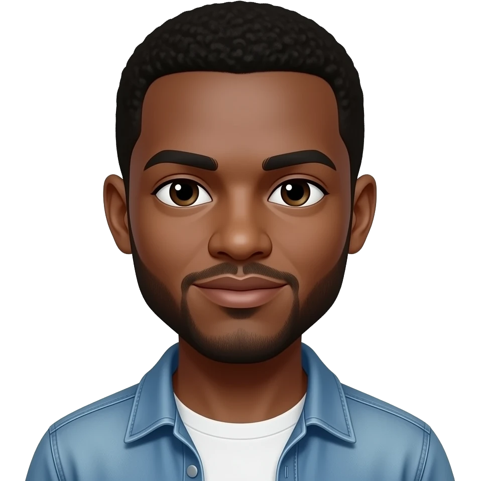 black guy, on fent, named Jeffery emoji