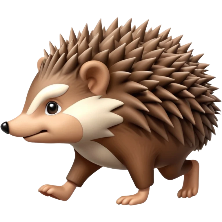 running hedgehog emoji