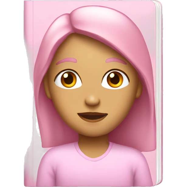 Light pink notebook emoji