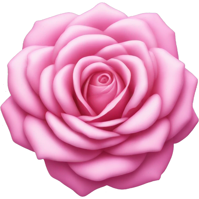 una rosa de color rosa emoji