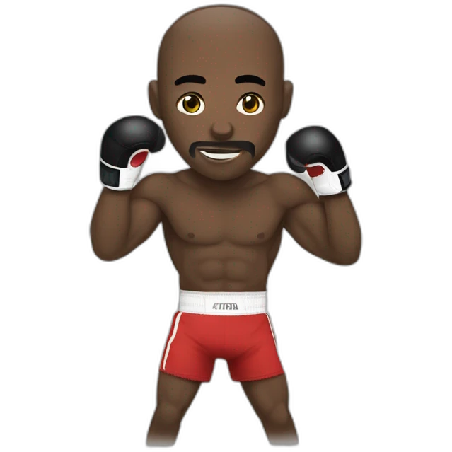 Boxeador mma emoji