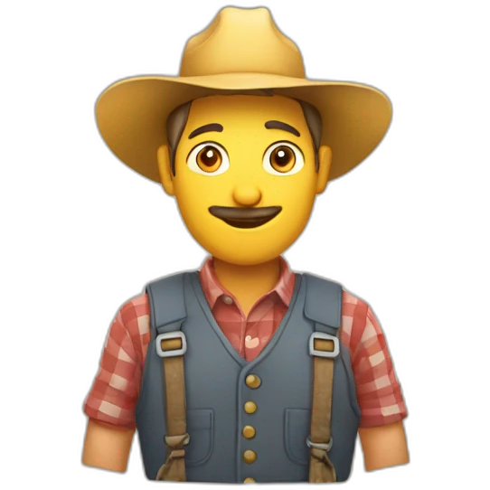 Query with farmer emoji