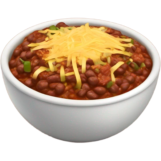 A bowl of chili steaming emoji