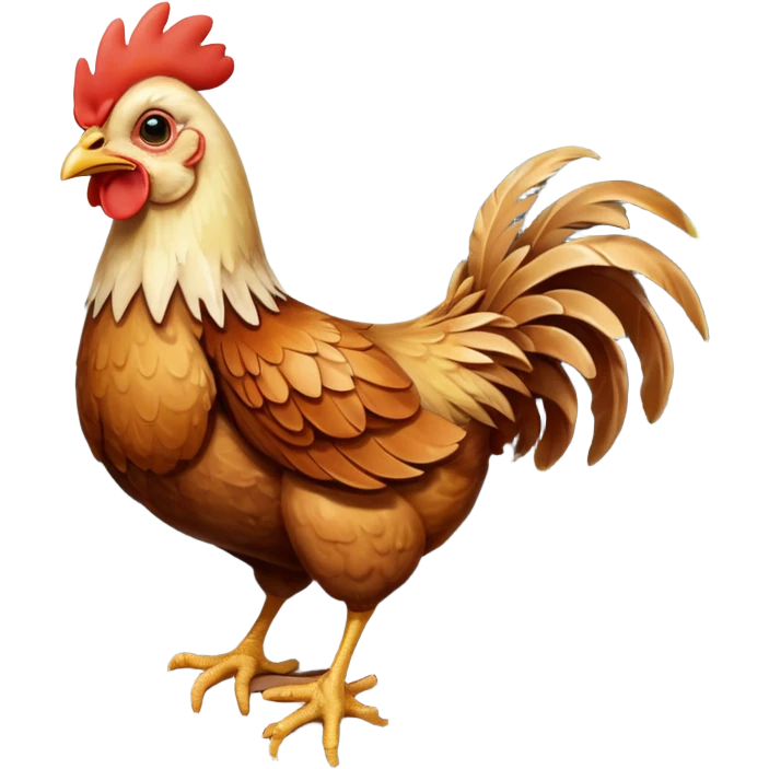 Chicken on a tree emoji