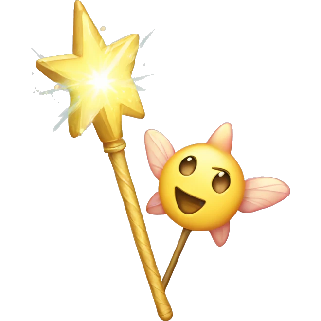 Fairy wand emoji