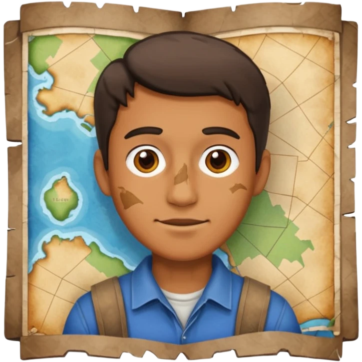 man holding a map @emoji emoji