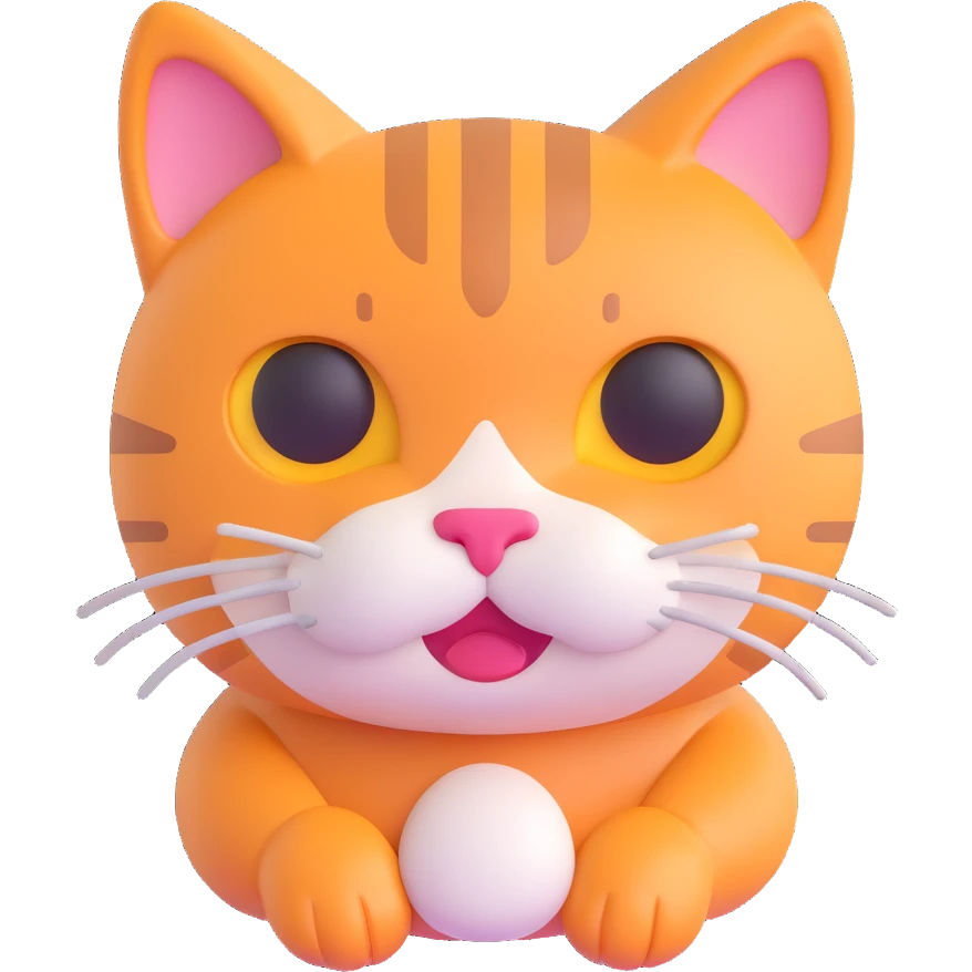 A cute cat emoji emoji
