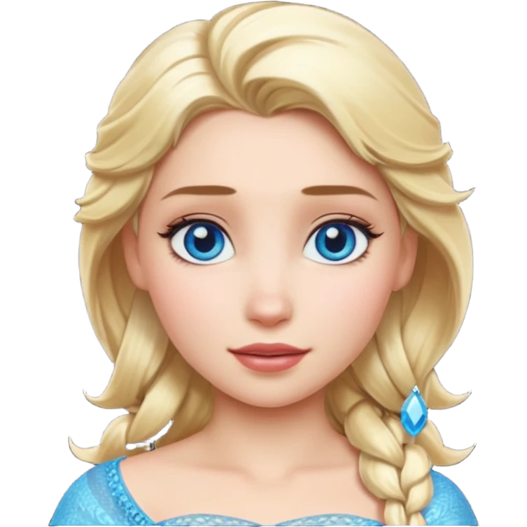 elsa frozen emoji