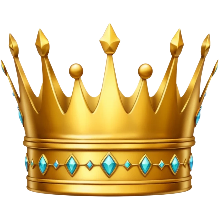 golden crown that has a crack down the middle emoji