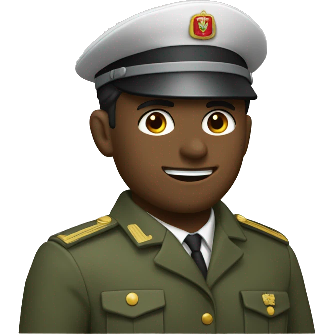 Brigada militar en prácticas  emoji