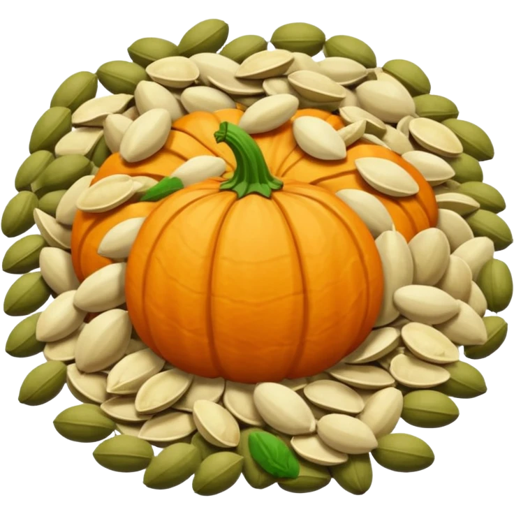 pile of pumpkin seeds emoji