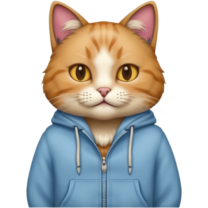 Cat in  human body emoji