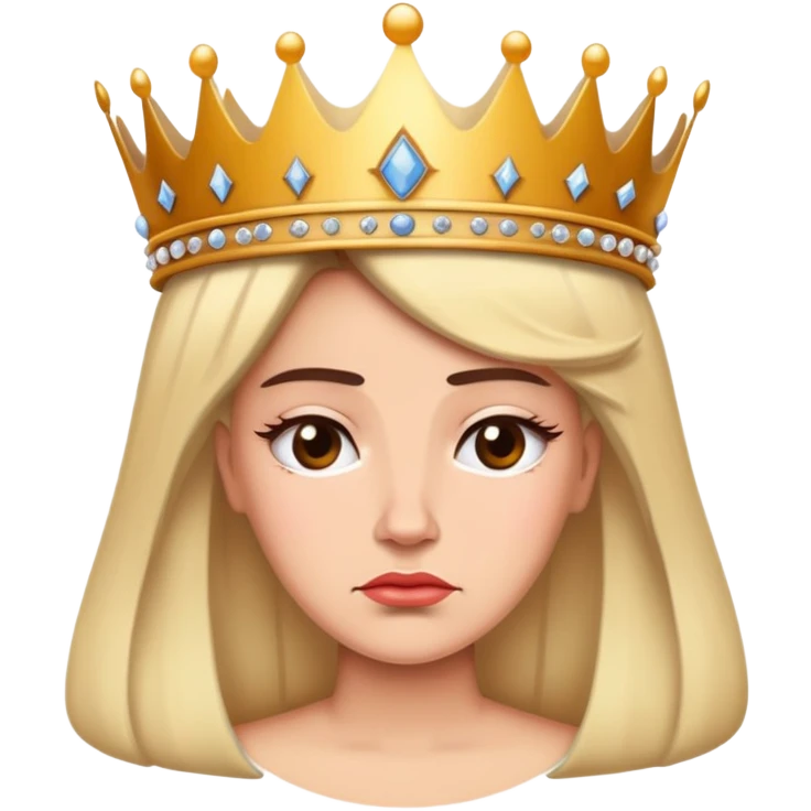 queen being dethrowned emoji