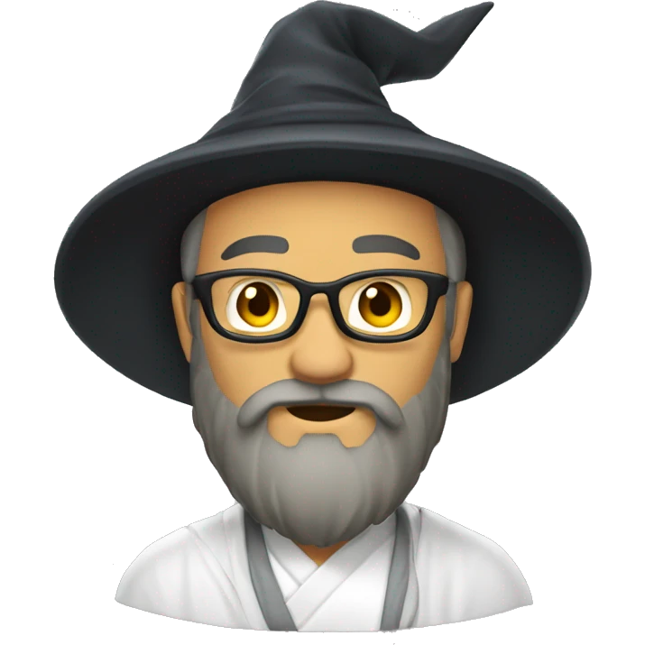 sensei with wizard beard emoji