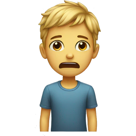 Boy Crying  emoji