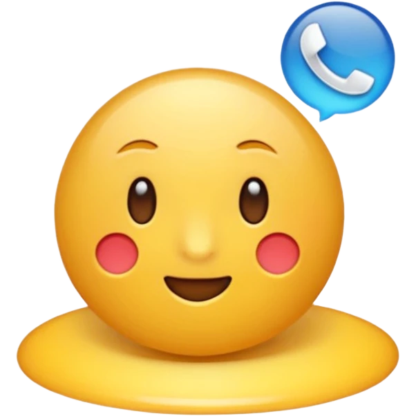 буллит синий  со светящийся анимацией emoji
