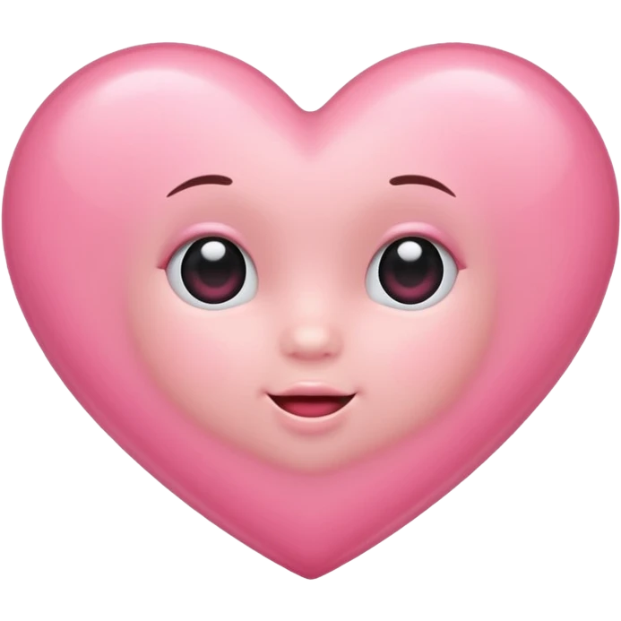 Baby Pink heart emoji
