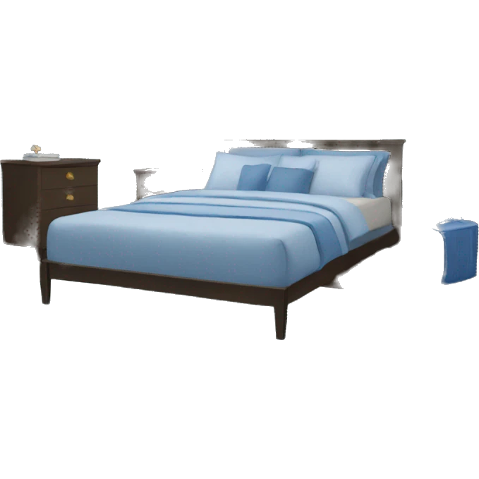 blue bedroom emoji