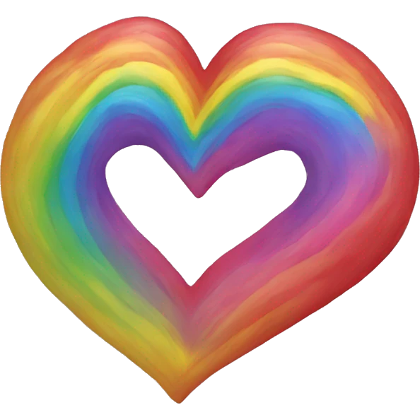 Rainbow heart emoji
