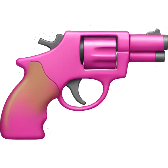 Pink gun emoji