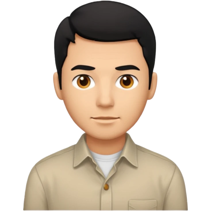 The Walking Man black hair  emoji