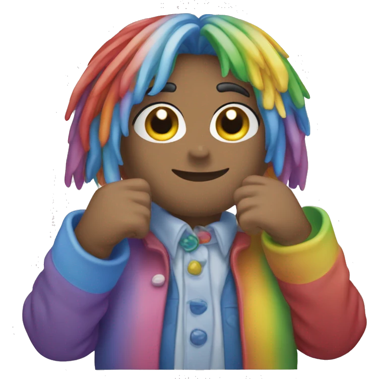 tableu arc en ciel emoji