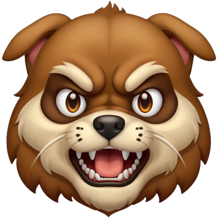 angry dog emoji