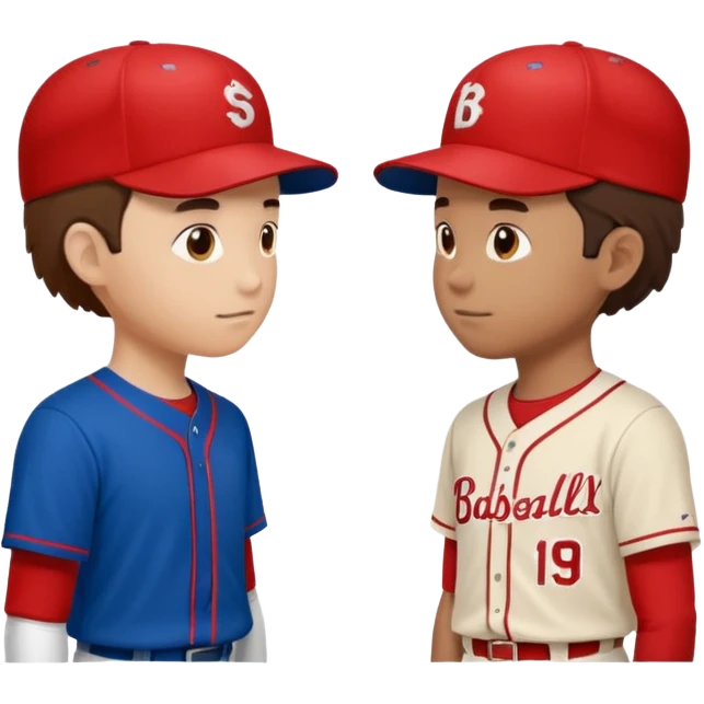 quiero dos equipos enemigos de baseball vs emoji